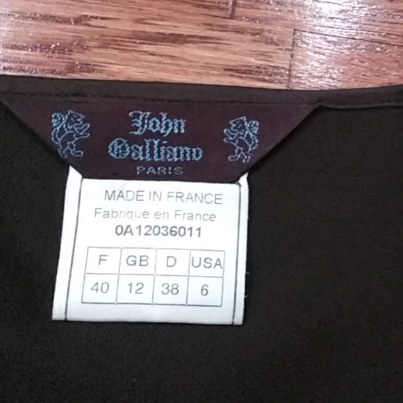 John Galliano brown wool skirt - Picture 2 of 4